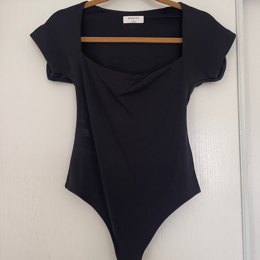 Aritzia babaton contour straight neck bodysuit size m